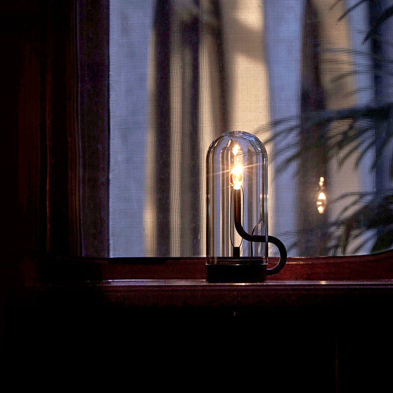 Lampe De Table — Éclairage Chaleureux Effet Flamme