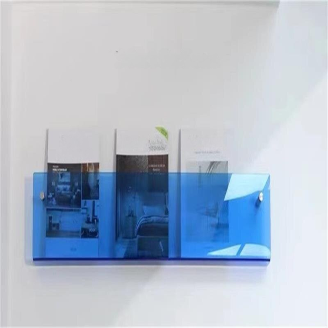 Wandregal Zeitungsständer Transparent – Chic und modernes Design