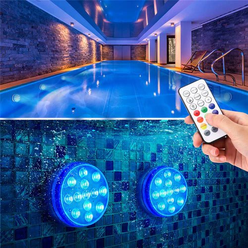Submersible LED Lamp With Remote Control – Waterproof And Versatile Lighting