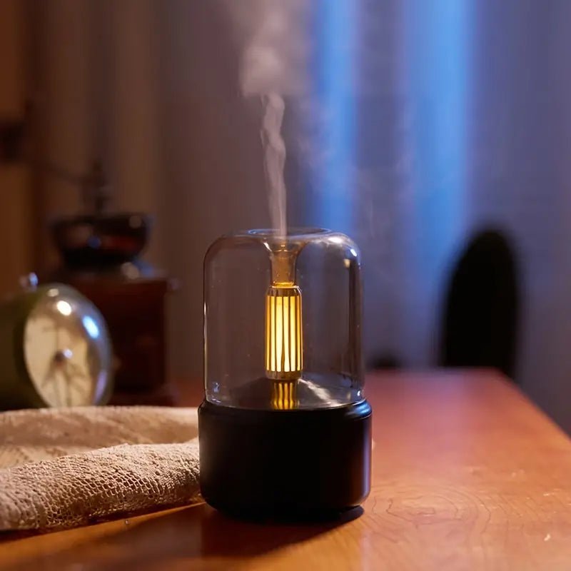 Aromadiffusor Lampe — Beruhigende Flammenatmosphäre