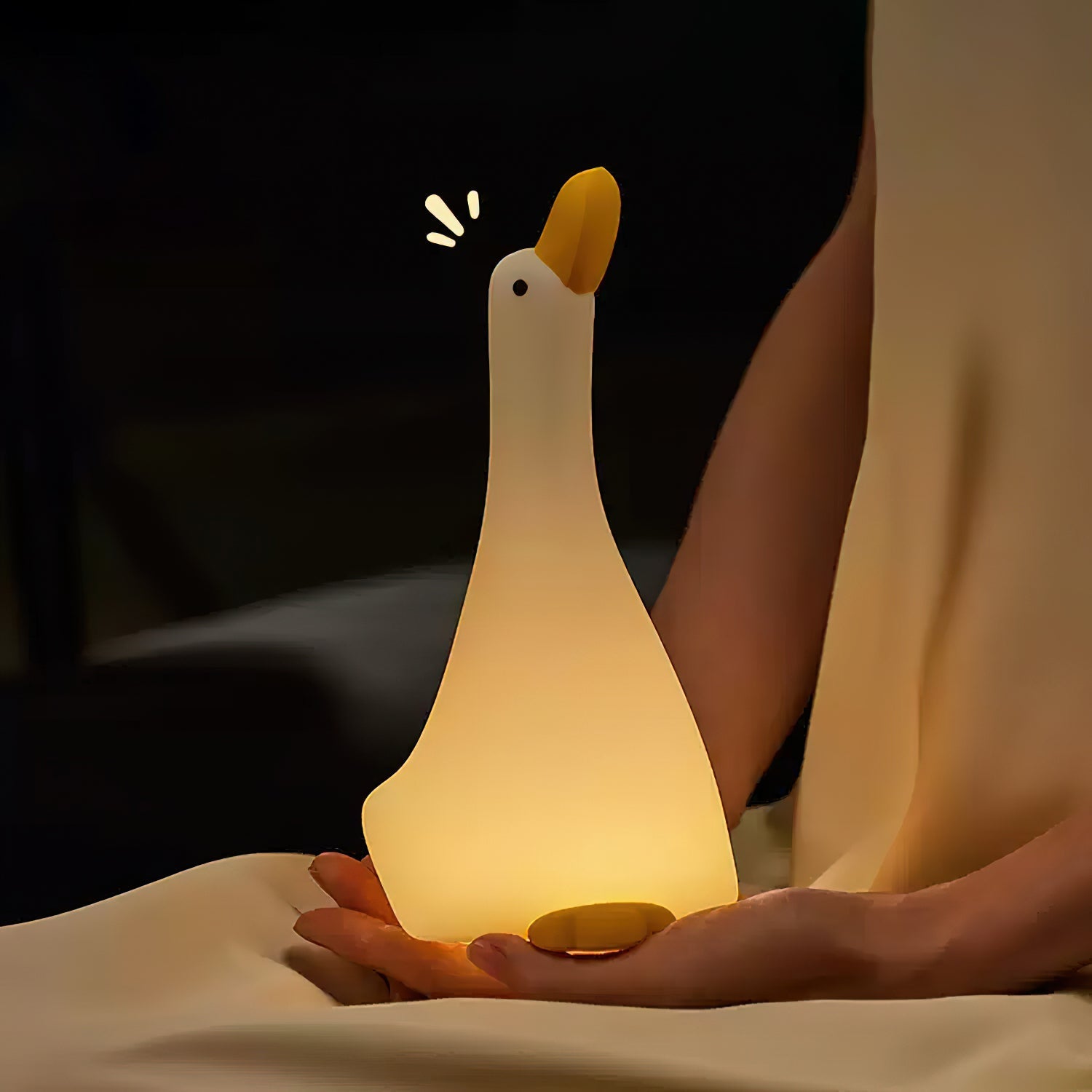 Enchanted Goose Nightlight - Tactile Light & Soothing Design