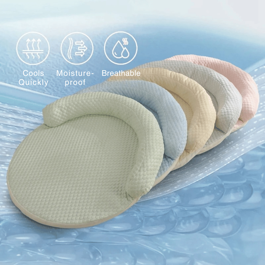 Kjølende Rund Matte – Med Hevet Hvileområde