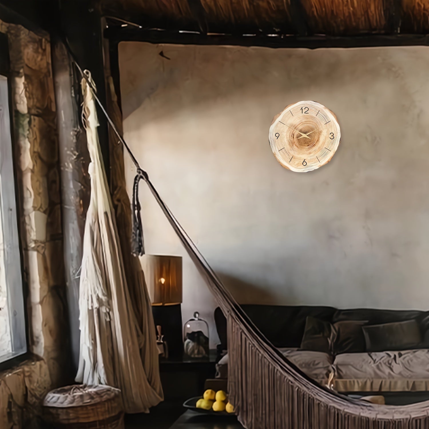 Orologio da Parete Silenzioso – Texture Realistica e Design Elegante