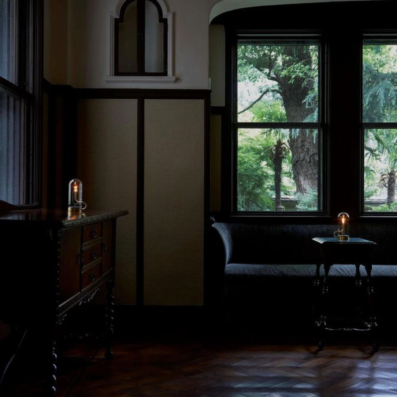 Lampe De Table — Éclairage Chaleureux Effet Flamme