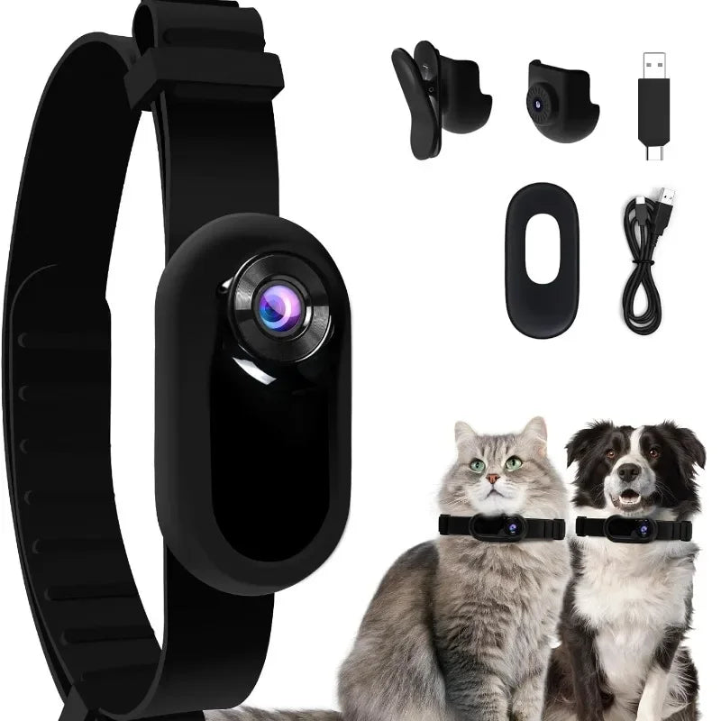 Mini camerahalsband voor honden en katten - Immersive Vision & HD