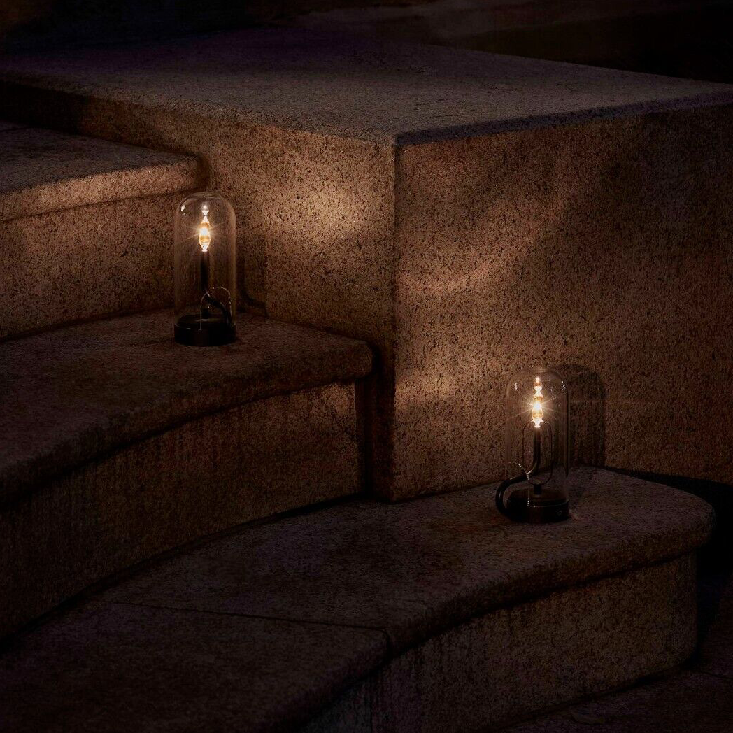 Lampe De Table — Éclairage Chaleureux Effet Flamme