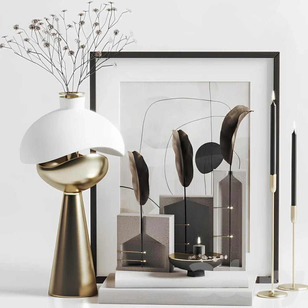 Lampada da Tavolo Scultorea – Eleganza e Originalità