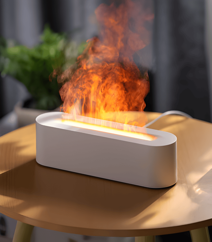 Difusor de aromas USB con iluminación LED multicolor - Atmósfera relajante y bruma ligera