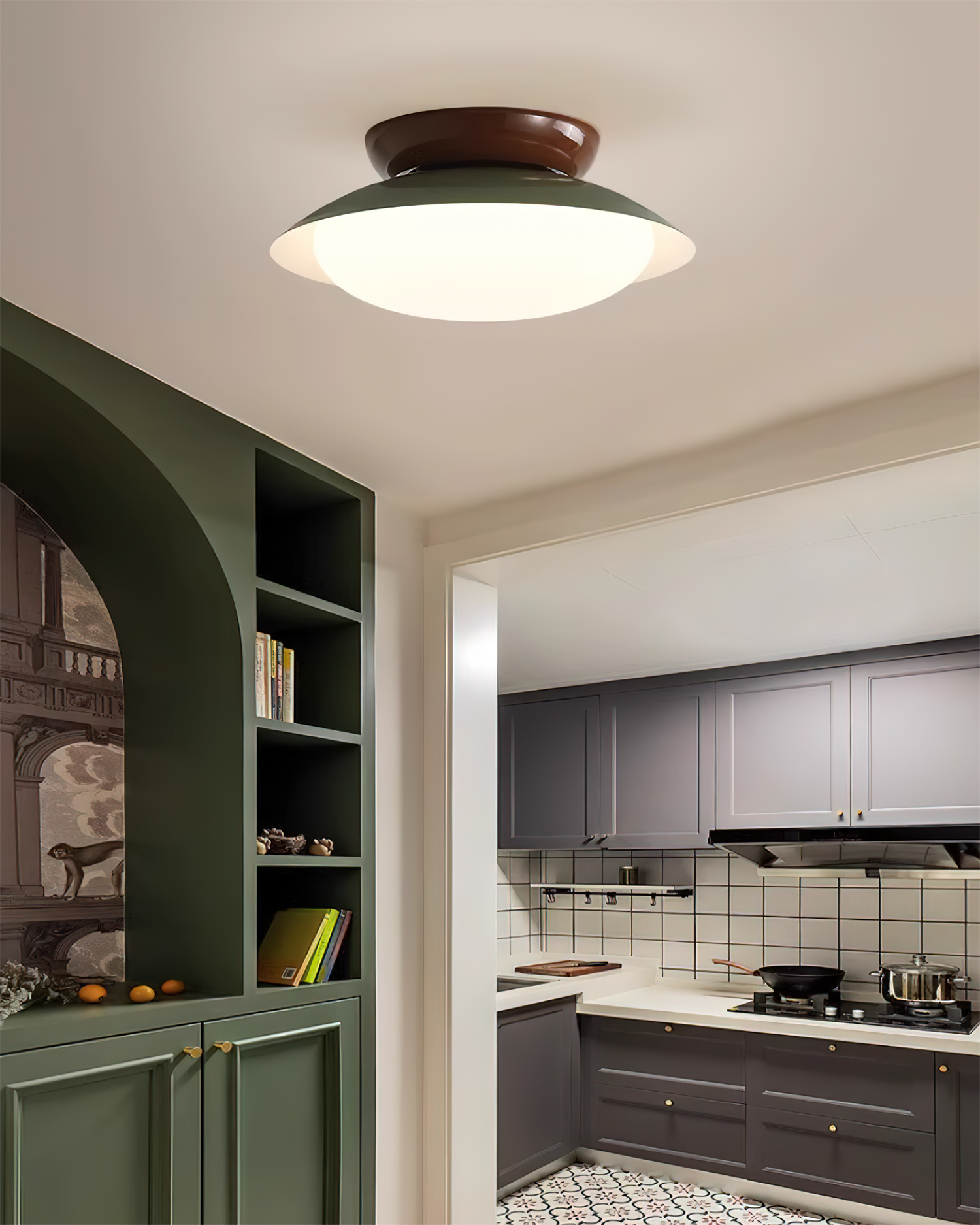 Round LED ceiling light - Natural glow & Discreet elegance
