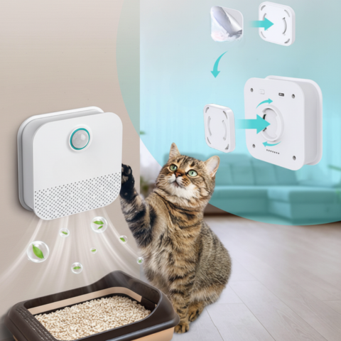 スマート消臭剤 — 猫用トイレの充電式