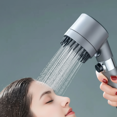 Rotating Showerhead - Adjustable spray & Precise rinse