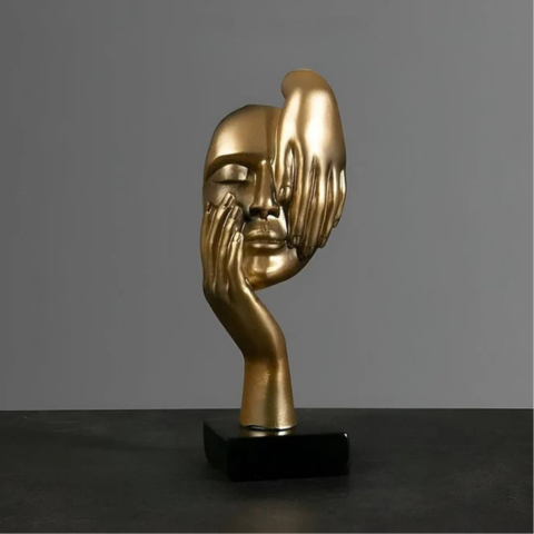 Abstract Resin Sculpture - Artistic Decoration & Modern Style