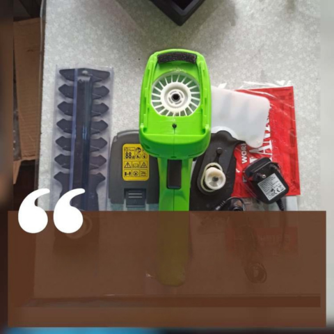 ポータブル2-in-1ヘッジトリマー – 軽量で便利、コードレス