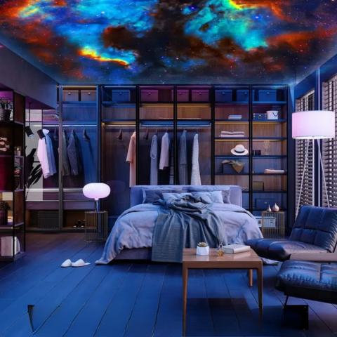 Lampa Projektor Rotacyjny – 360° Marzenia Stellarnego w Domu