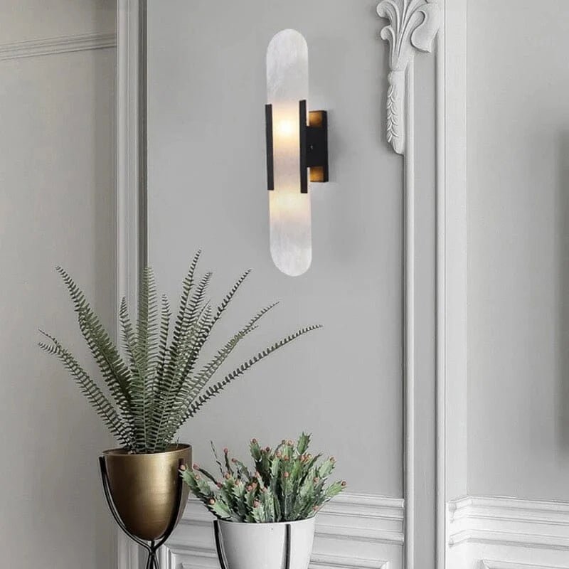 Black and Gold LED Wall Lamp – Modern Elegance and Chic Design