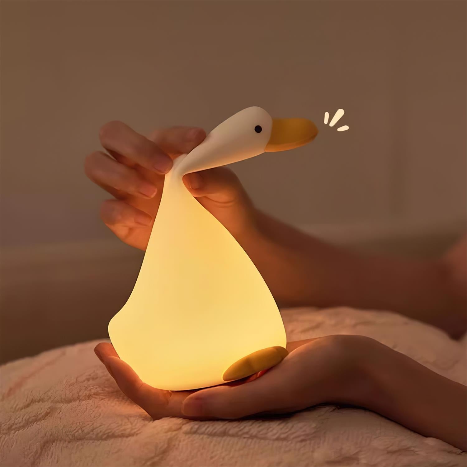 Enchanted Goose Nightlight - Tactile Light & Soothing Design