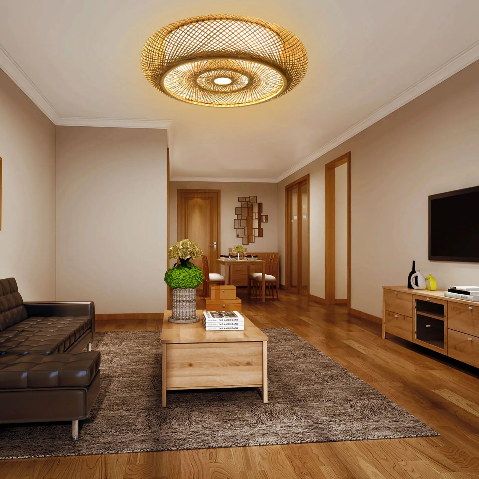 Φυσικό κρεμαστό φωτιστικό μπαμπού - Κομψότητα και αυθεντικότητα