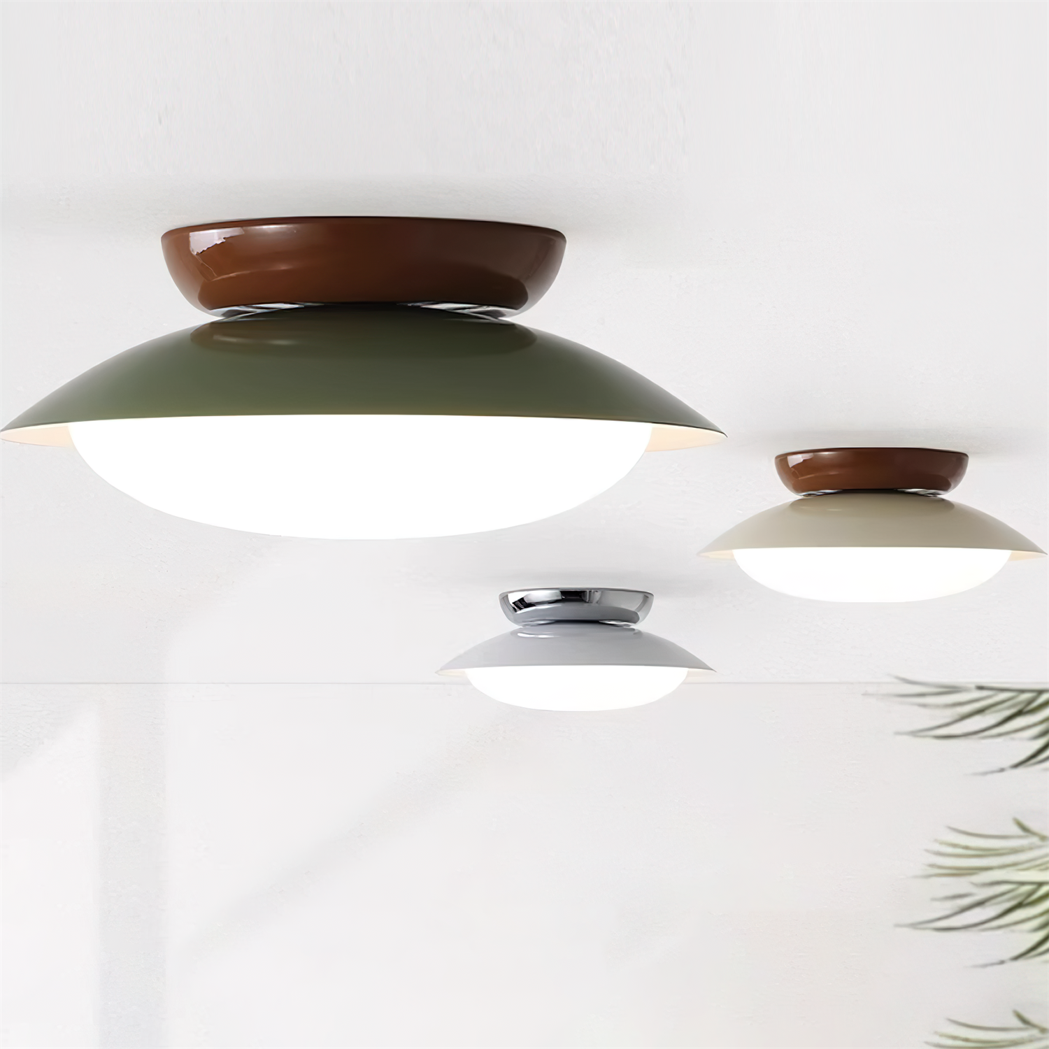 Round LED ceiling light - Natural glow & Discreet elegance