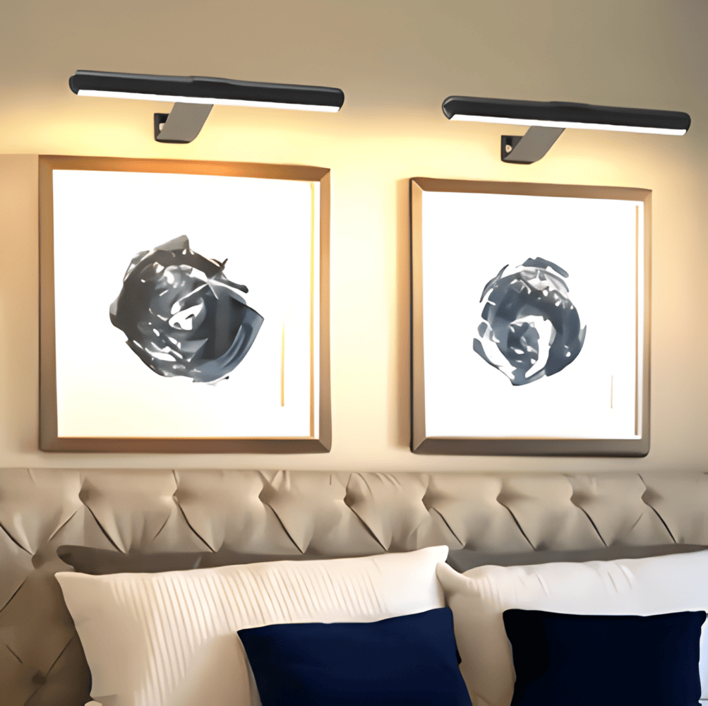 USB Rechargeable Cordless Rotating Led Wall Lamp - Full Rotation & Convenient Recharge