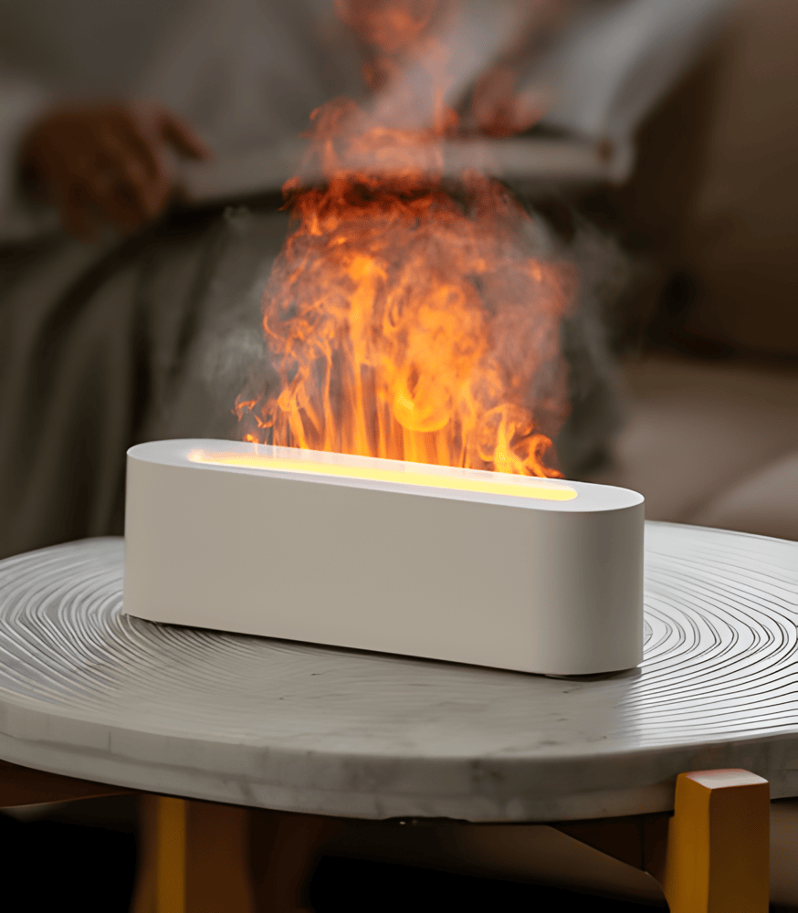 Difusor de aromas USB con iluminación LED multicolor - Atmósfera relajante y bruma ligera