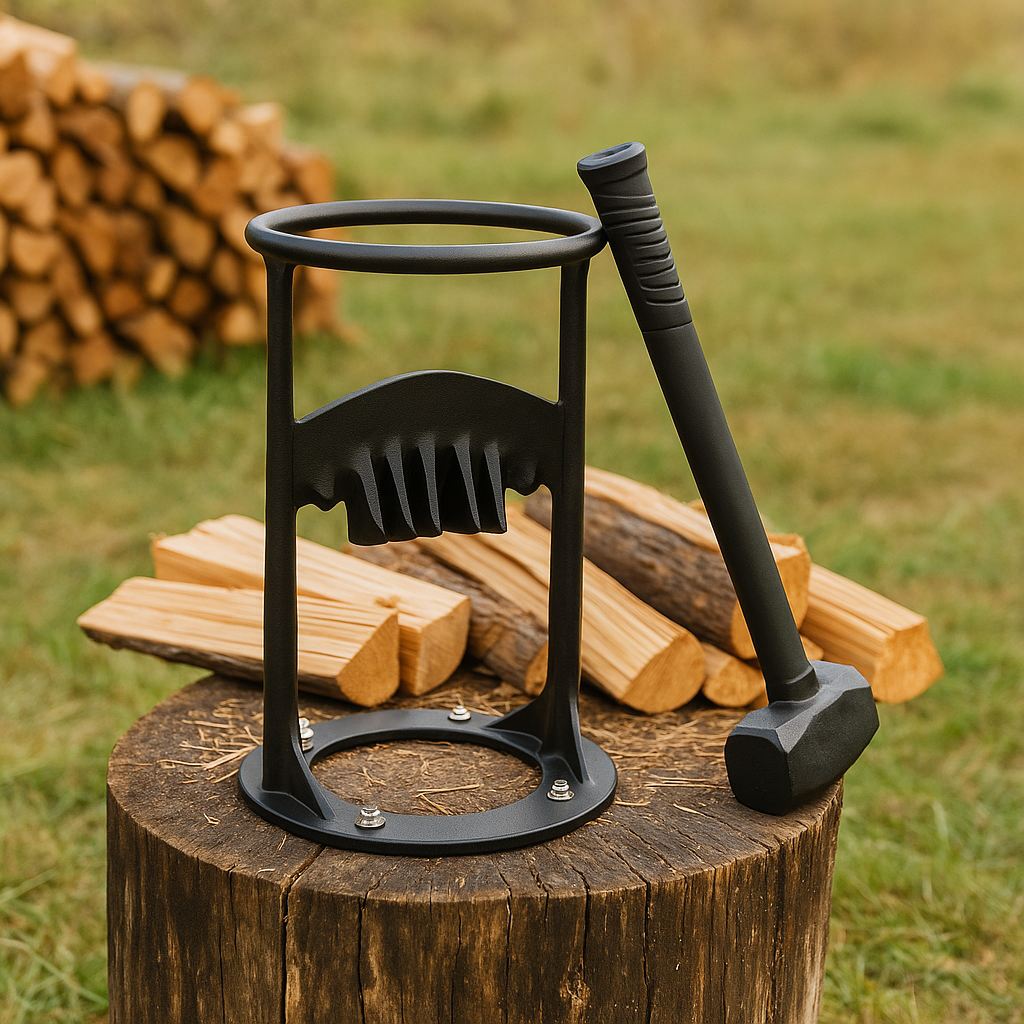 Log Splitter - The Easy Alternative to the Axe 