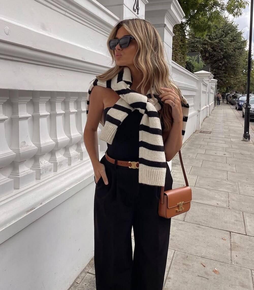 Elegantný pás – Chic povrchová úprava a trendy zlatá spona 