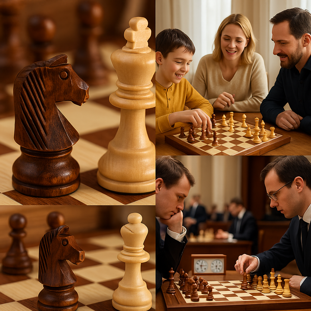 Klasická šachová hra – Řemeslná péče a výjimečná estetika 