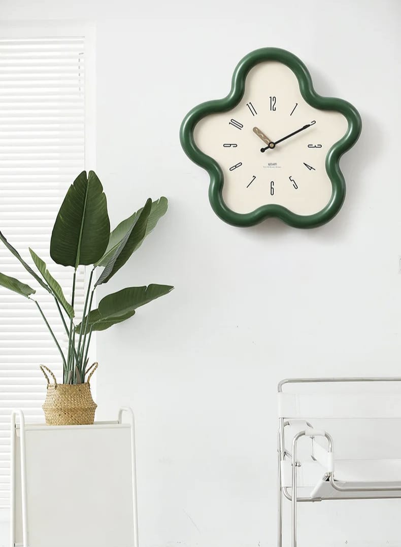 Orologio da Parete Pendolo Fiore 3D – Eleganza Decorativa e Stile Moderno 