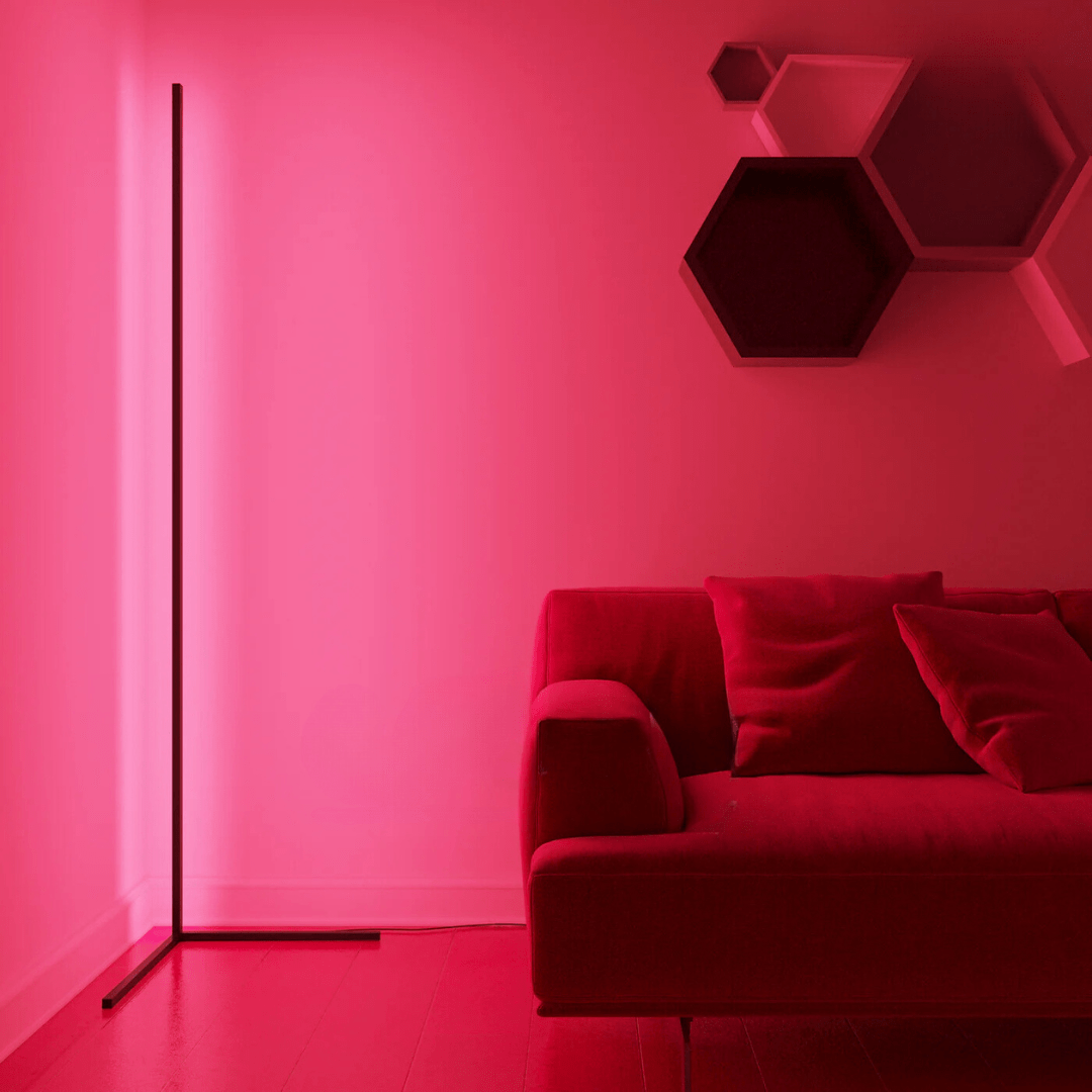 Lampe D’Ambiance D’Angle — Éclat Multicolore & Atmosphère Moderne