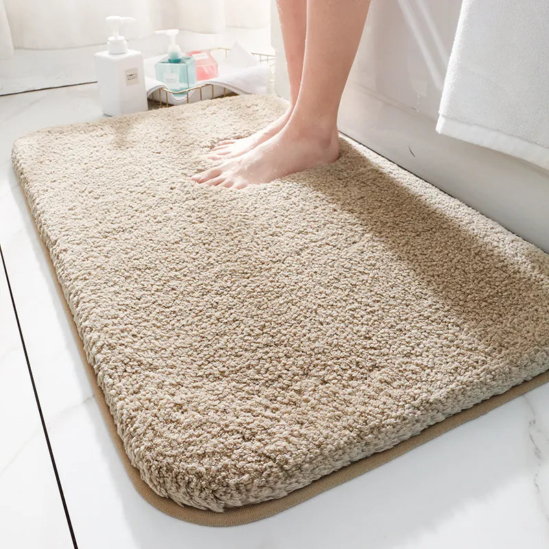 Alfombra de baño cómoda – grosor lujoso y antideslizante 
