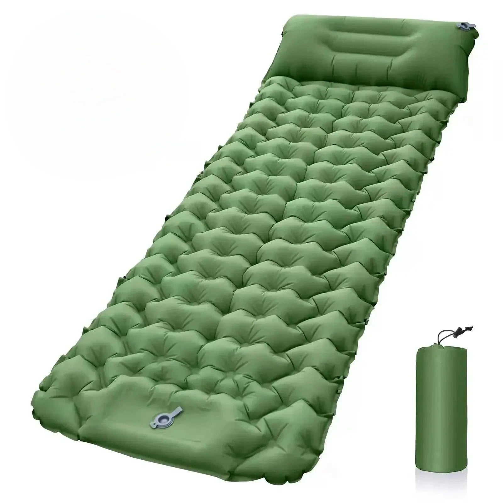 Inflatable Camping Mattress – With Built-in Pump and Optimal Comfort 