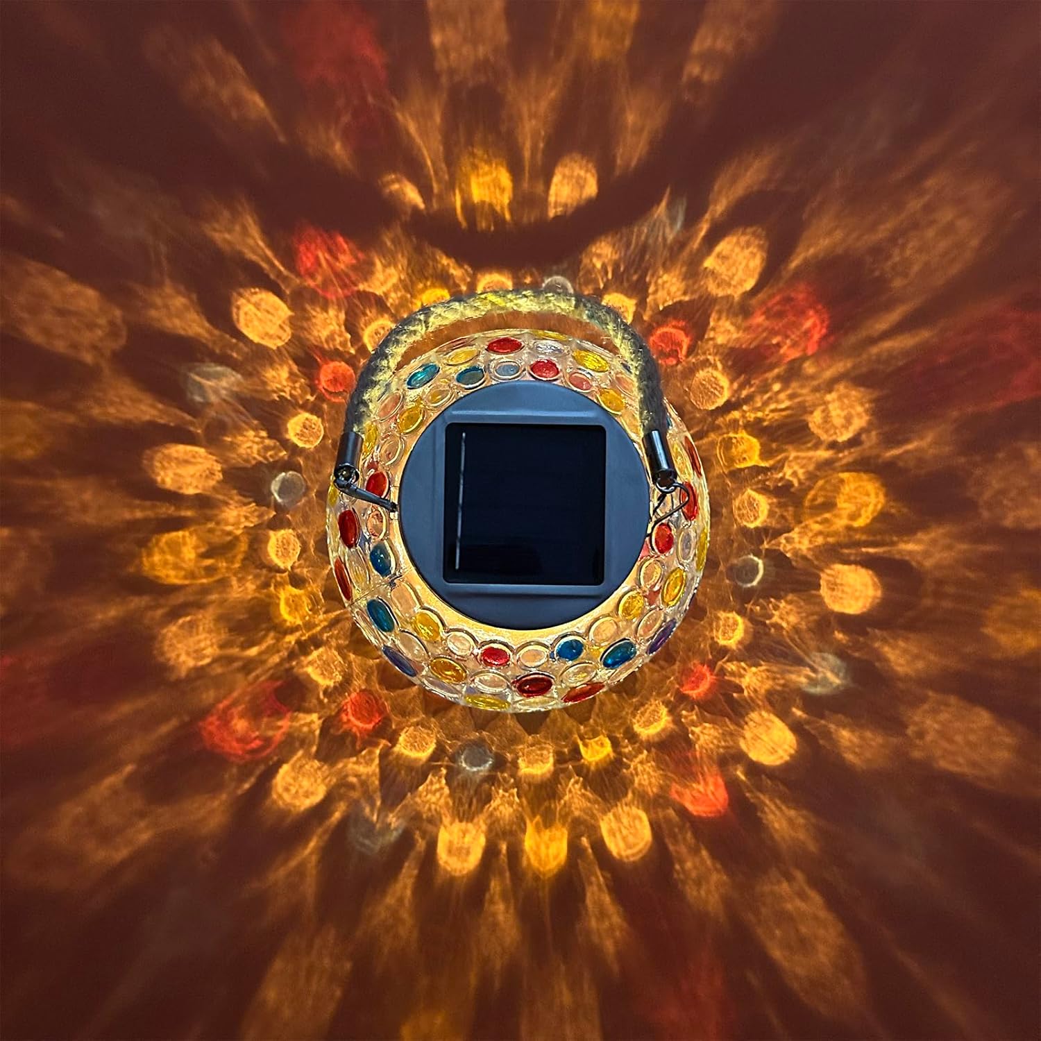 Outdoor Solar Lantern — Elegance in Glass 