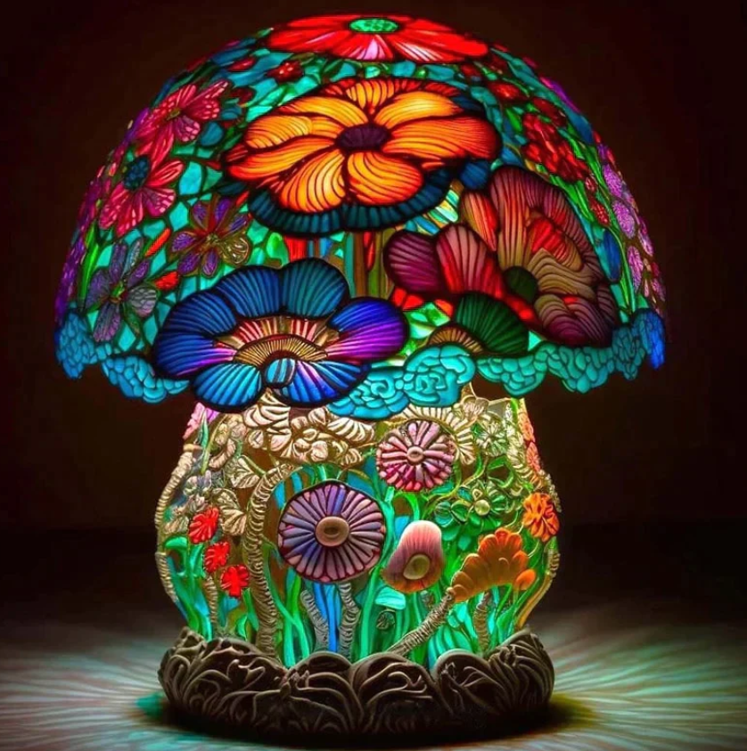 Φωτιστικό Από Βιτρό Καταπραϋντικό – Απαλή Φως Και Ζεστή Ατμόσφαιρα 