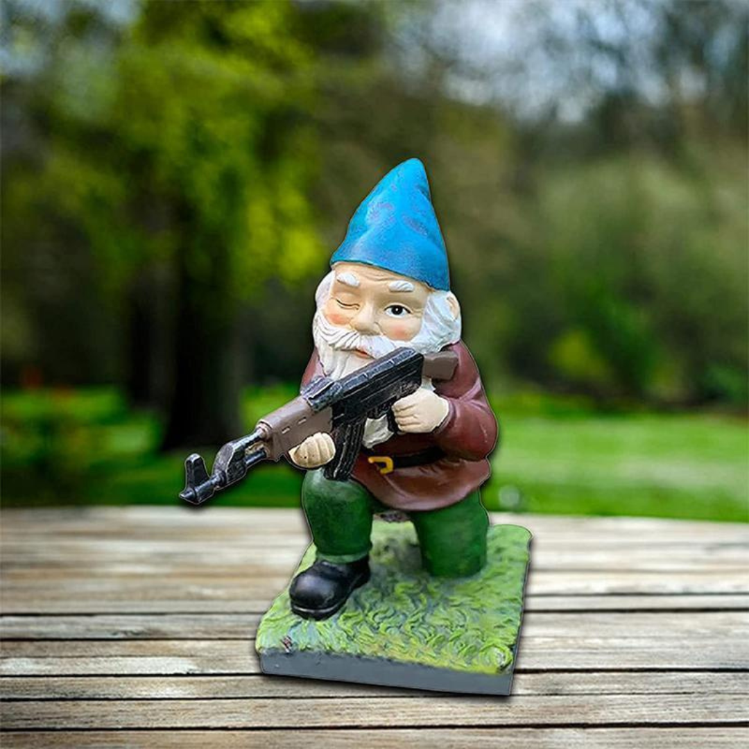 Military Garden Gnome – Touch of Humor and External Defense 