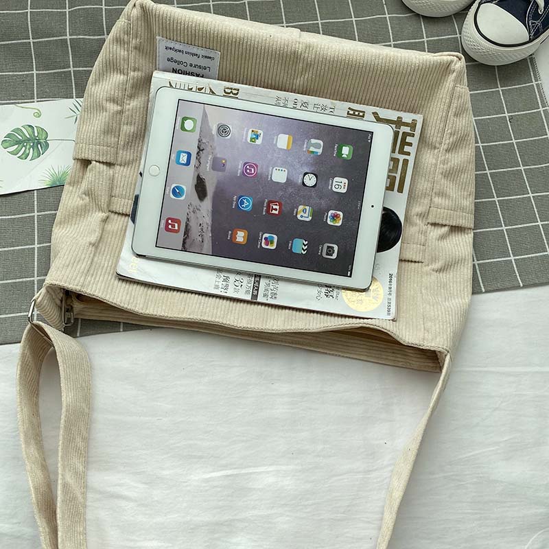 Torba na ramię z płótna w kratkę – styl swobodny i elegancki 