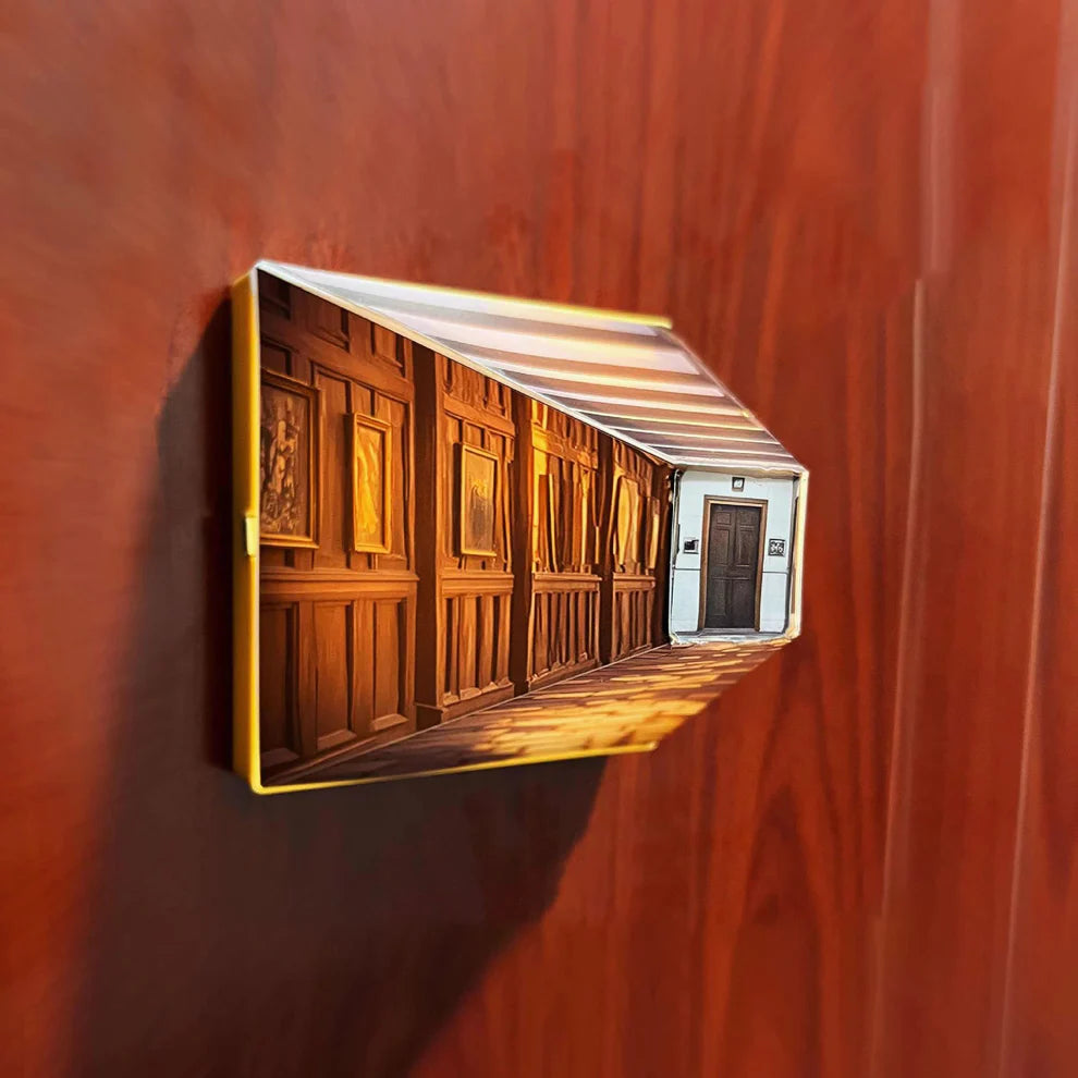 Lampa Ścienna Dekoracyjna – Iluzja Wizualna 3D 