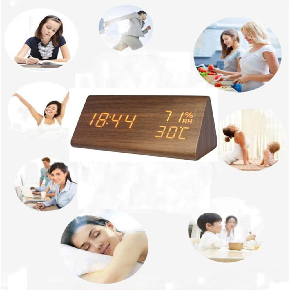 LED Klok Met Stembediening – Modern Ontwerp En Slimme Functionaliteit 