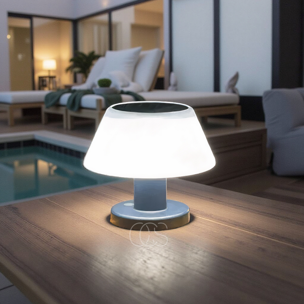 Solárna bezdrôtová stolná lampa – ekologická a praktická 