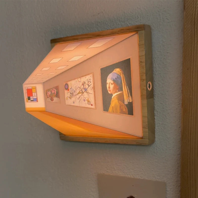 Lampe Murale Décorative – Illusion Visuelle 3D