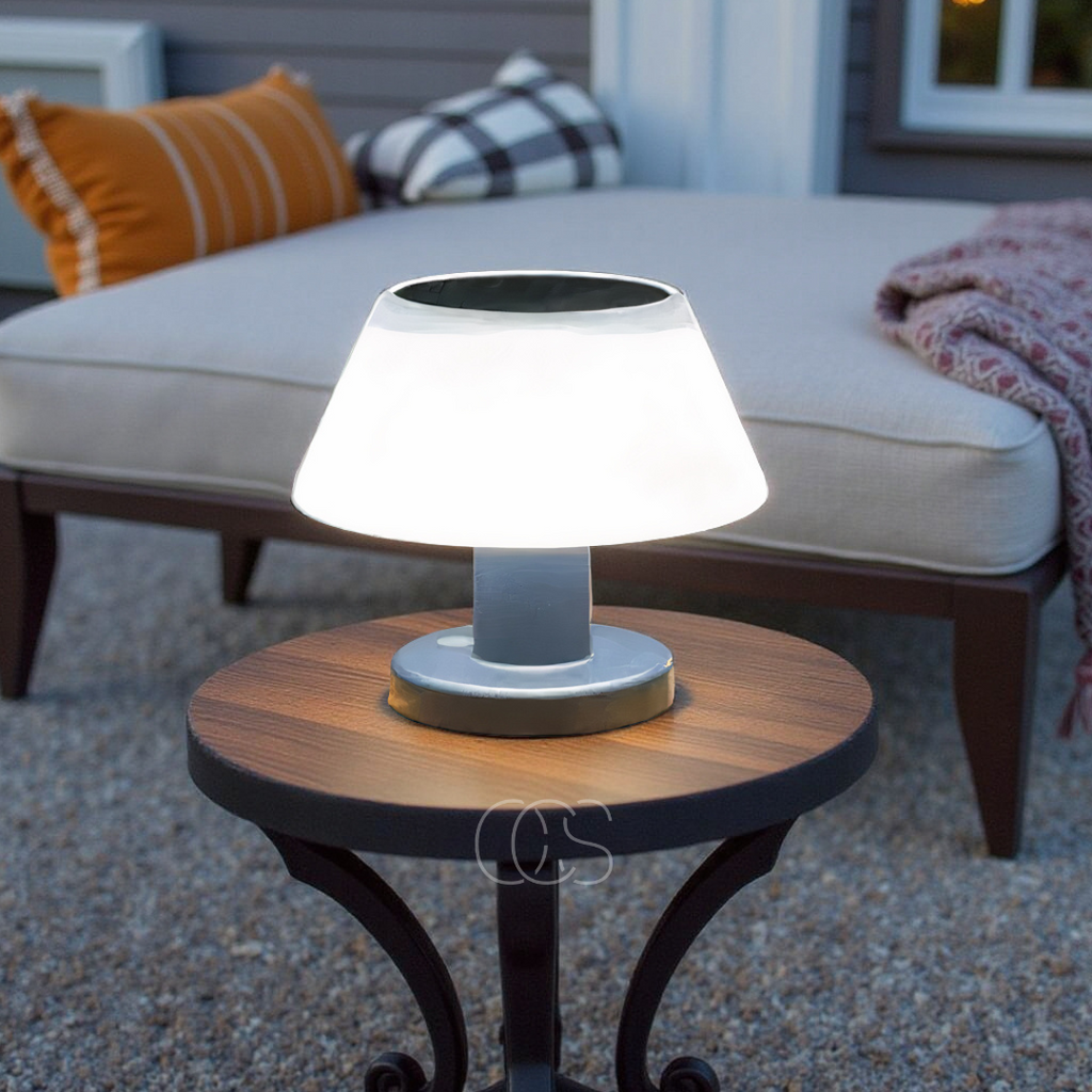 Solárna bezdrôtová stolná lampa – ekologická a praktická 