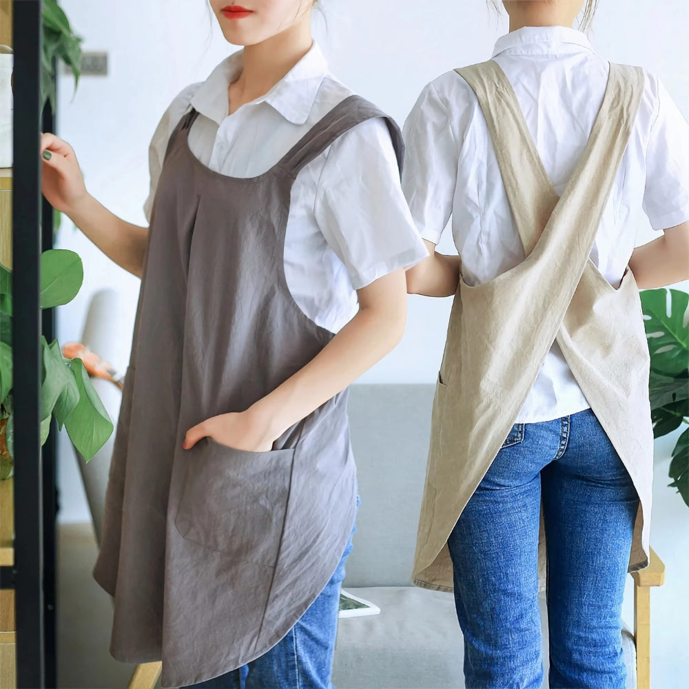 Cross Apron Inspired by Korean Design – Elegance and Practicality in Daily Life 