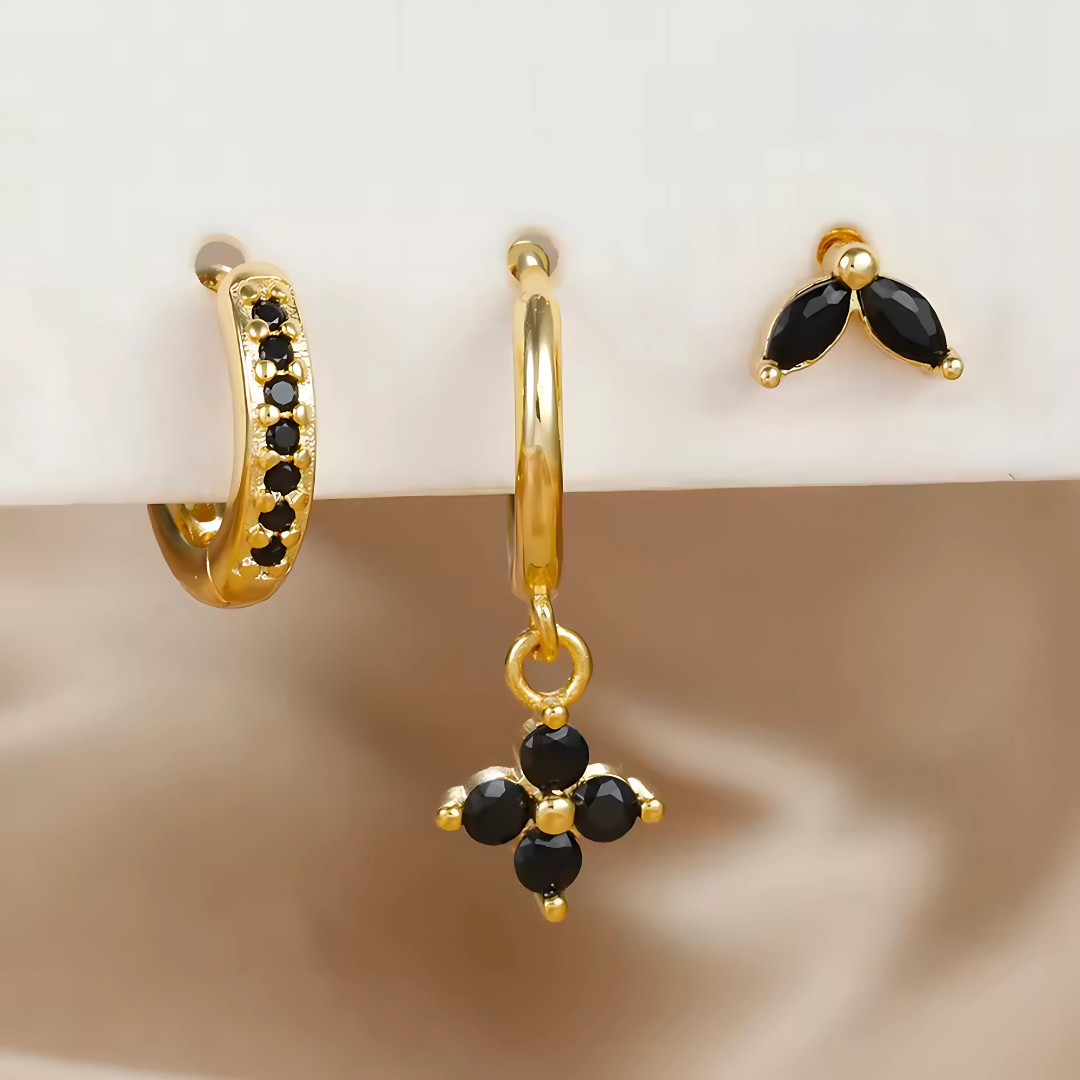 Set Oorbellen En Piercings – Veelzijdigheid En Subtiele Glans 