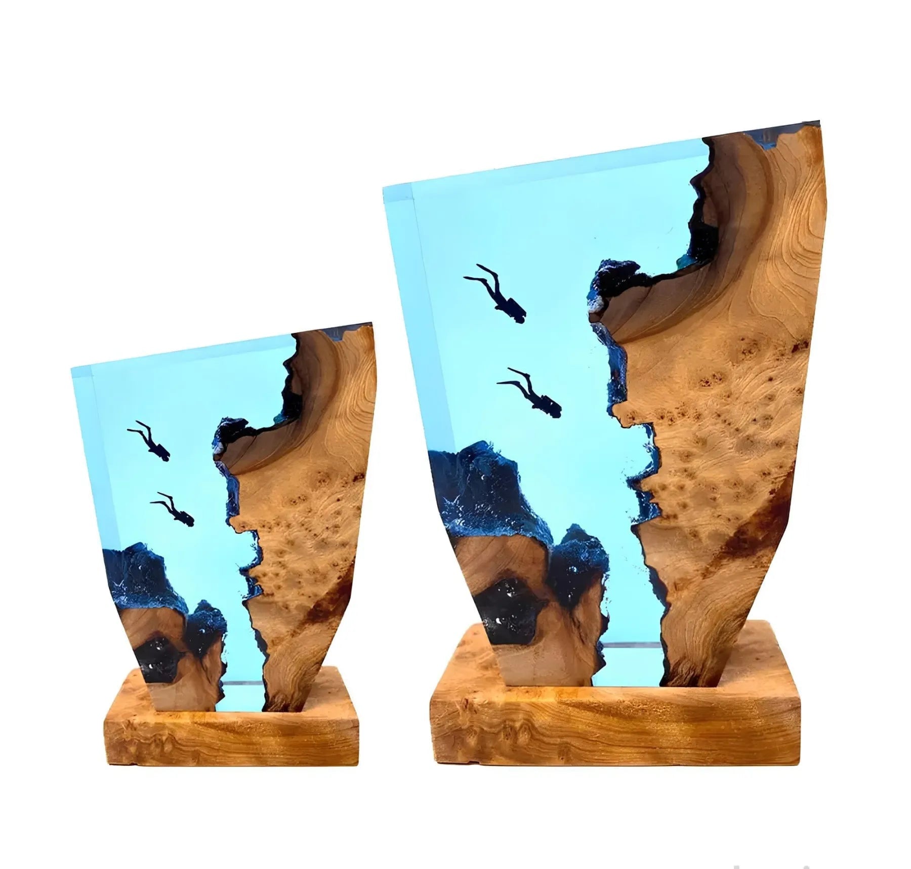 مصباح طاولة محيطي – ديكور مضيء مهدئ 