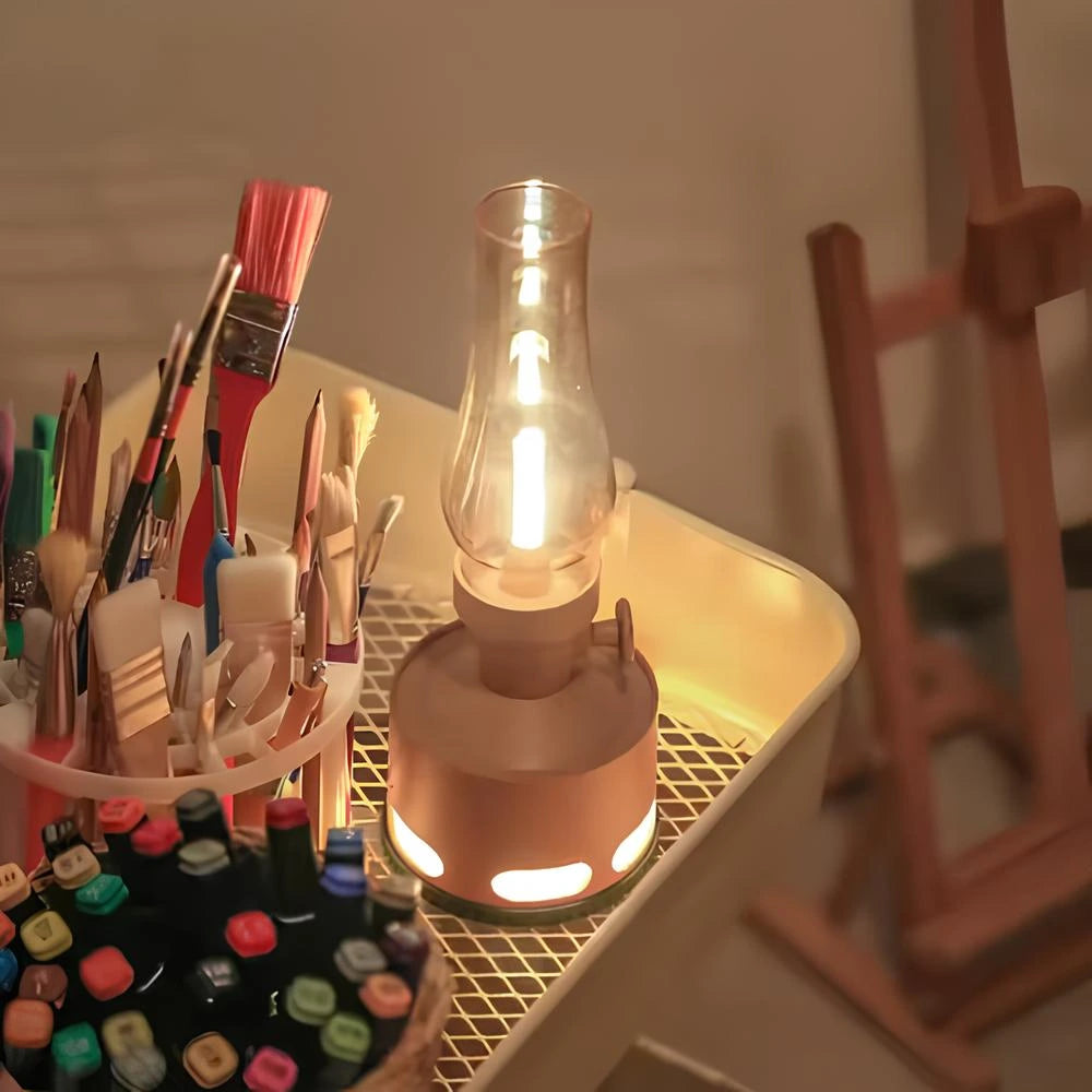 Retro LED-lantaarn – Elegante decoratieve verlichting 