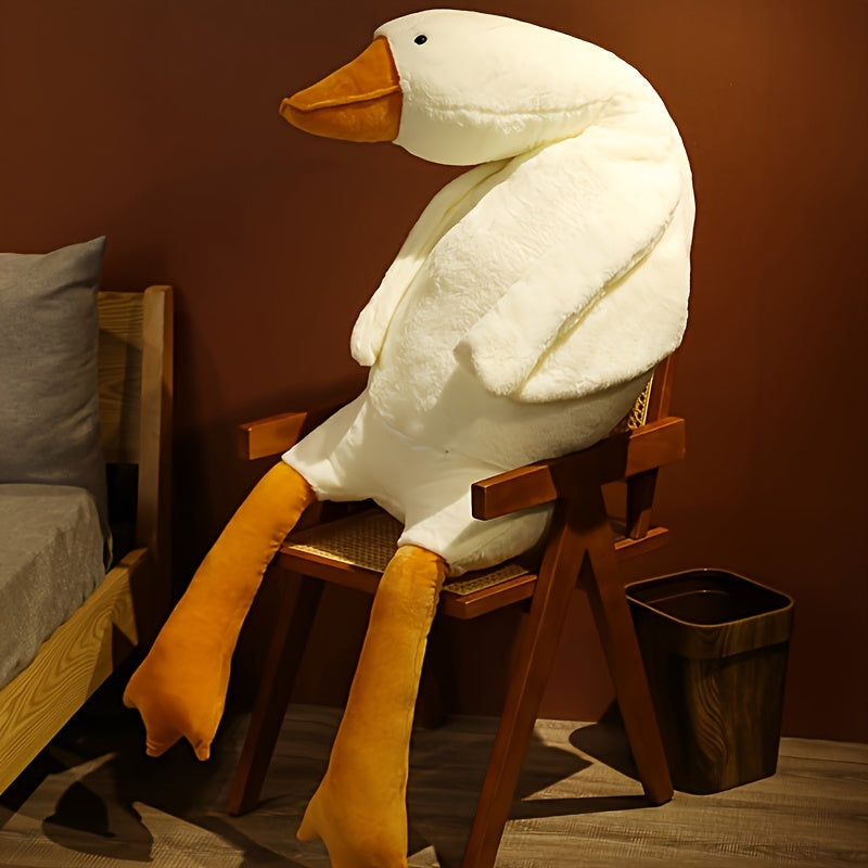 Grande Peluche Cygne — Design Raffiné Et Tendresse Infinie