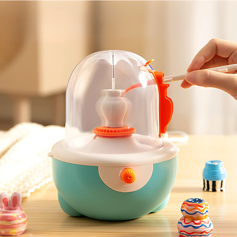 Töpferscheibe für Kinder - Spielerisch lernen & einfach gestalten