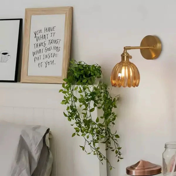 Applique Décorative Murale – Fleur En Bouton Et Ambiance Romantique