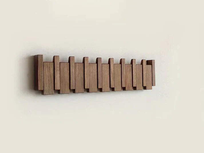 Perchero de Pared Diseño – Estilo Piano Original y Elegante 