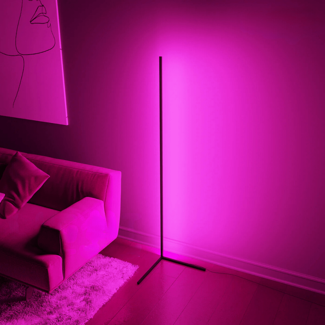 Lampe D’Ambiance D’Angle — Éclat Multicolore & Atmosphère Moderne