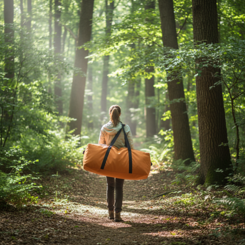 حقيبة تخزين التخييم - تنظيم سهل وصغير الحجم